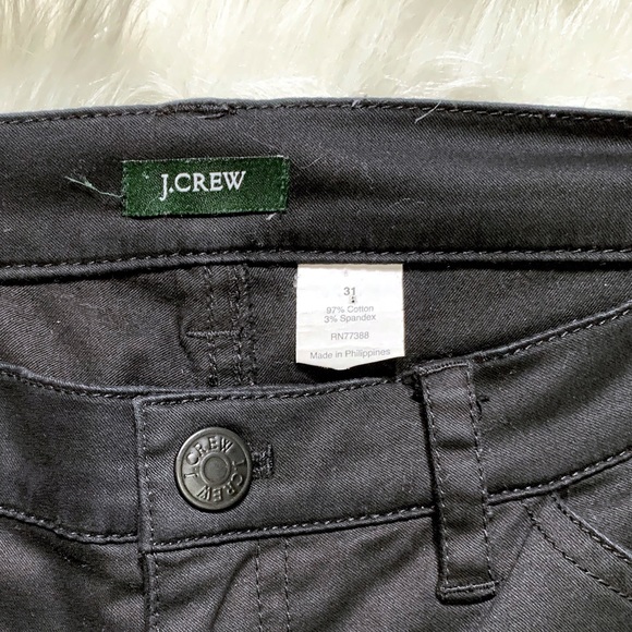 SOLD-J. Crew Riding Pants Leather & Zippered Black - Picture 6 of 8